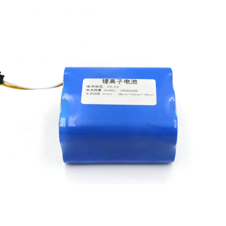 Customizable 18650 Battery Pack 22.2V 2600mAh Rechargeable Lithium Polymer Battery for Audio Equipment