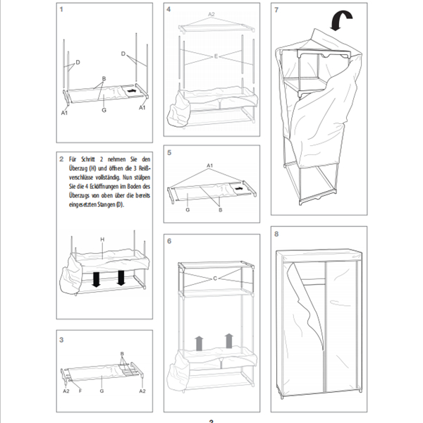 Freestanding пылезащитный не сплетенный шкаф 250kg