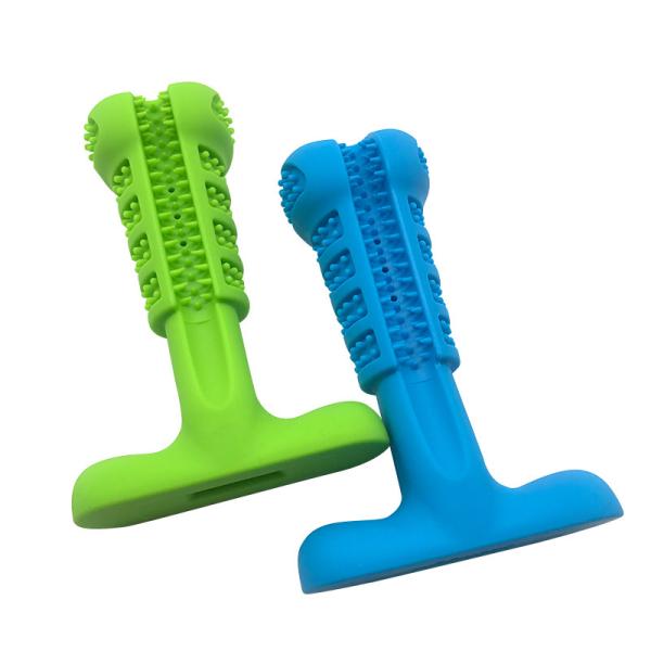 Non - Toxic Natural Silicone Pet Supplies Toothbrush Brush Tool Brushing Stick