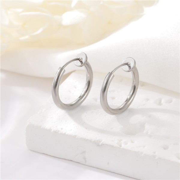 Wholesale Fashion Gold Plated Stainless Steel Spring Ear Clips No Piercings Required Premium Look Suitable for Both Men Women