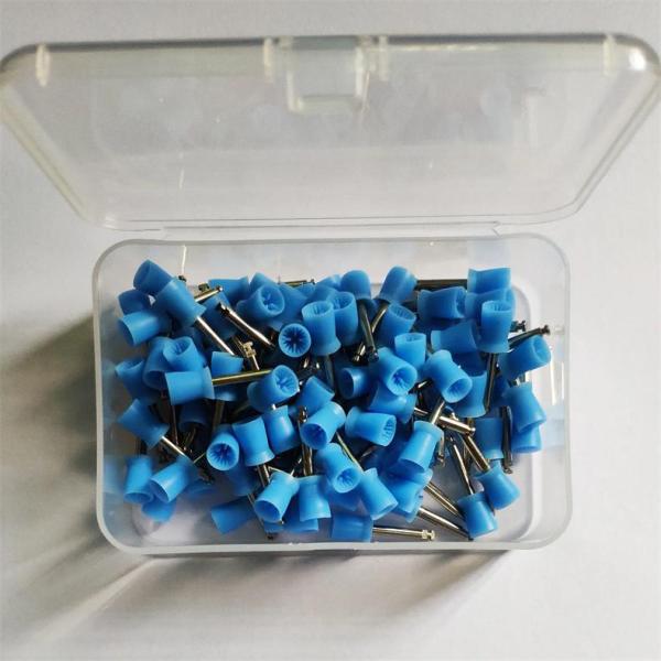 100pcs/Box Dental Prophy Polishing Brush Colorful Rubber Dental Prophy Cup