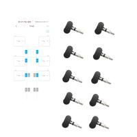 O pino de madeira comuta soluções do sistema de vigilância TPMS da pressão dos pneus da exposição do LCD