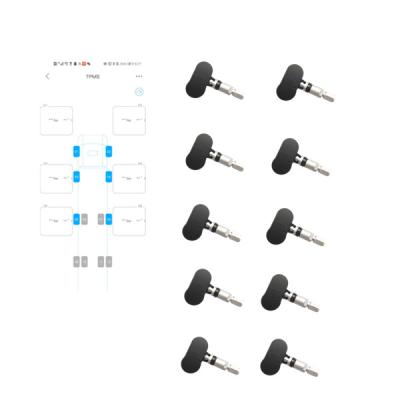 O pino de madeira comuta soluções do sistema de vigilância TPMS da pressão dos pneus da exposição do LCD