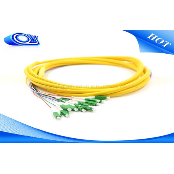 Passive Telecom LC APC Fiber Optic Pigtail Singlemode Jacket For FTTH / FTTX