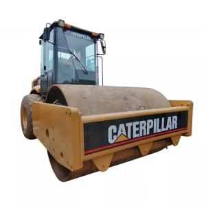 En bon état CAT CS-583D, rouleau de route à tambour unique vibrant avec pièces