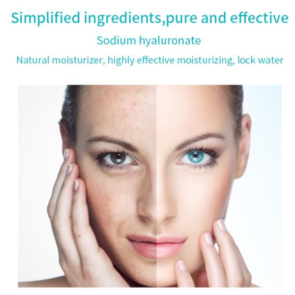 Hyaluronic Acid Hydrating Organic Face Serum Overnight Private Label