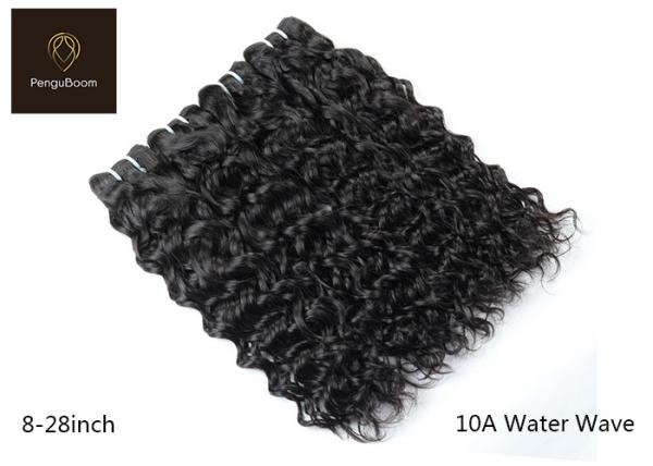 No Shedding Brazilian Water Wave Bundles , 45.72cm 18 Inch Human Hair Bundles