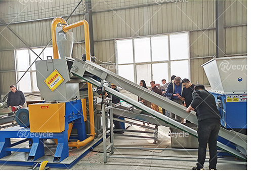Машина для разделения проводов и кабелей для переработки металлолома мощностью 100-1000 кг/ч
