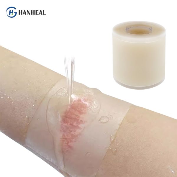 Self Adhesive Hydrocolloid Wound Dressing Bandages Roll for Blister Prevention 5cmx5m