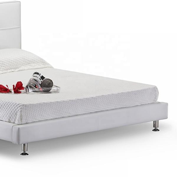 219x190x120cm Modern Queen Size Bed Practical With Leather Headboard