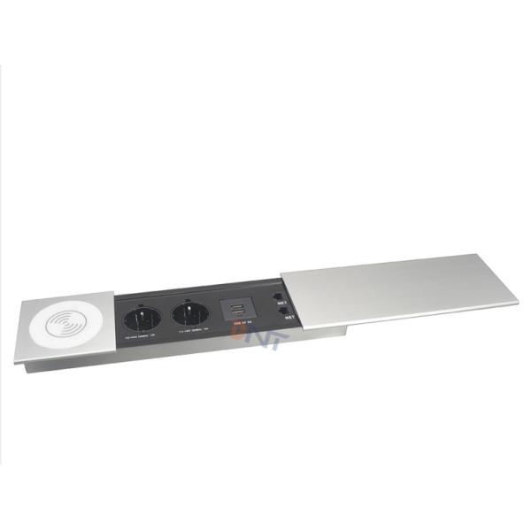 Сползать гнездо ЕС электророзетки с заряжателем USB