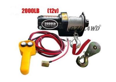 12V 2000LB Heavy Duty Electric Winch Truck With ATV Rope Wireless Remote