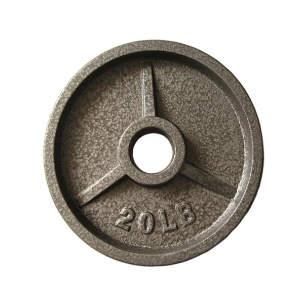 No Odor Fitness Weight Plates Eco Friendly Mateiial Gray Hammertone