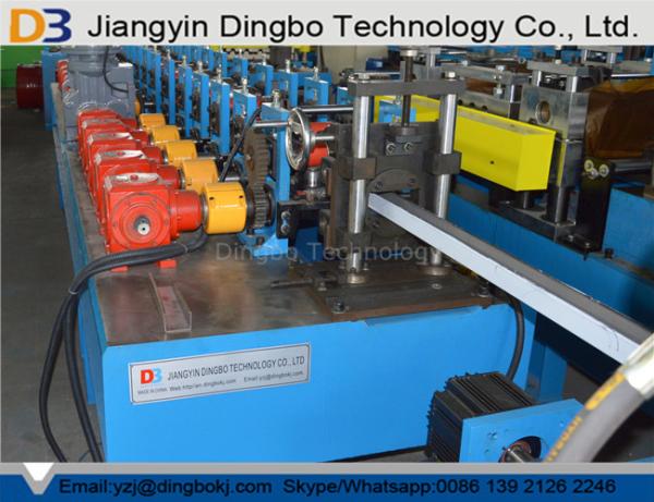 Blue Purlin Roll Forming Machine , U Channel Roll Forming Machine CE SGS ISO