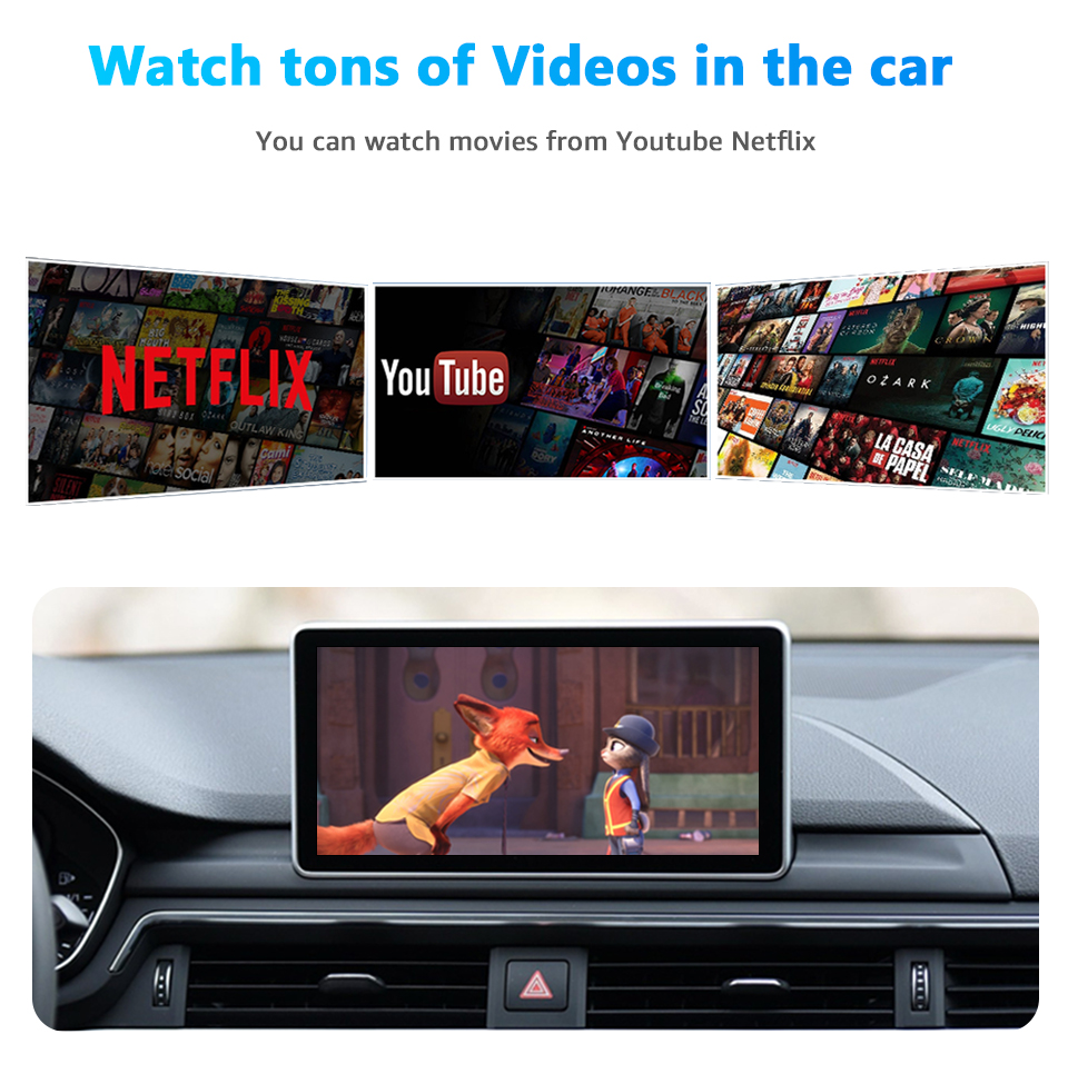 RK3326 4-ядерный процессор Wireless CarPlay AI Box Android 8.1 Авто Wireless Carplay