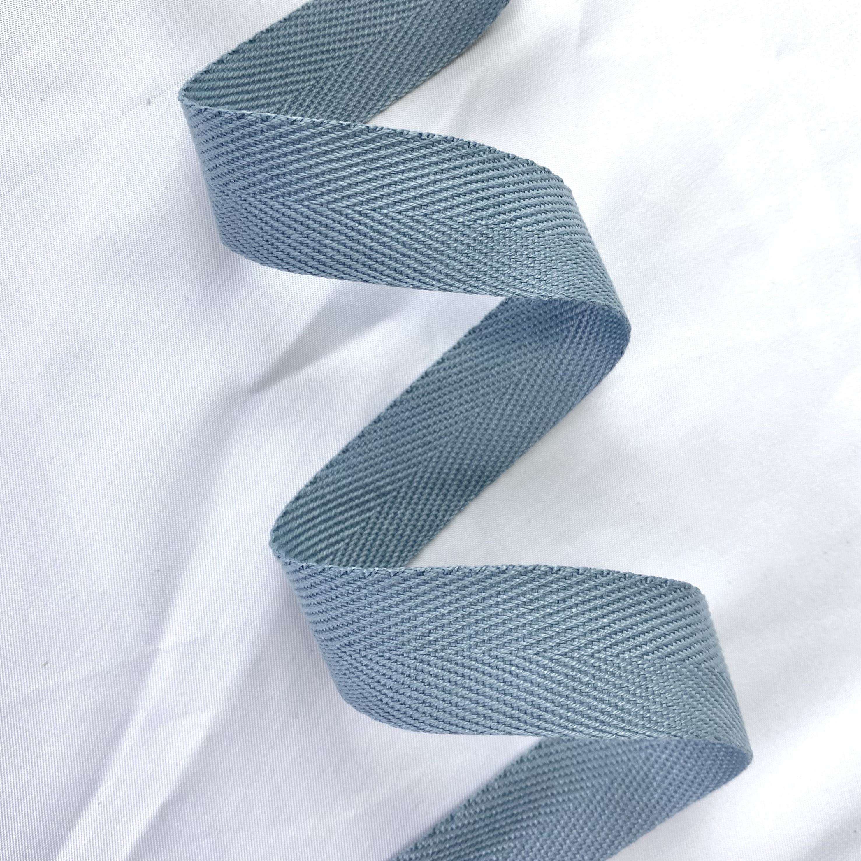 Herringbone polyester-cotton webbing Various colors Backpack strap Belt Handbag strap