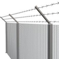 Cerca galvanizada do cargo do furo Y da cerca de perímetro 50*100mm do aeroporto 50*150mm