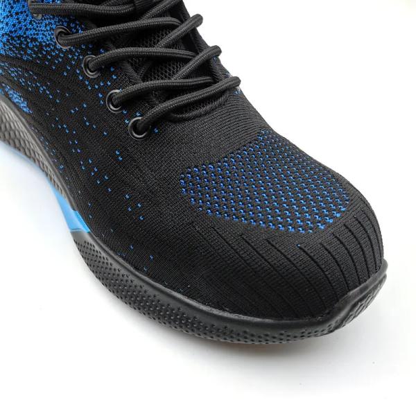 Chaussures de travail industrielles respirantes S1P S3 Fly Tricot Chaussures de course légères