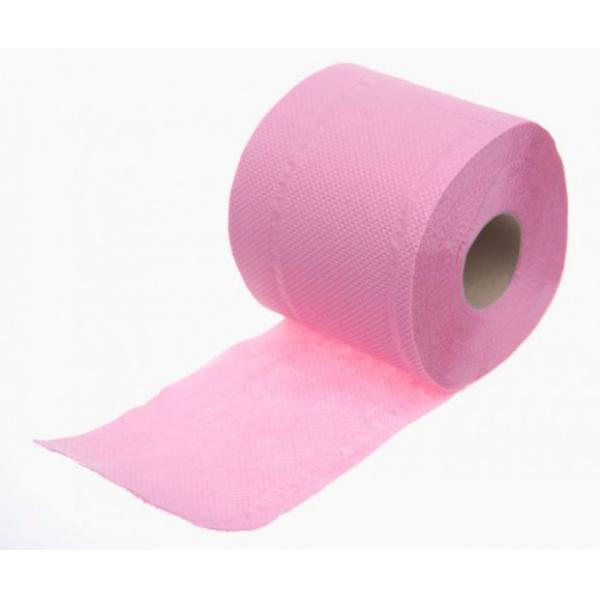 100% wood pulp sexy pink colored toilet tissue roll