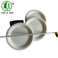 FDA 9in Biodegradable Sugarcane Bagasse Plates Disposable Dishware Wedding Pulp Molding
