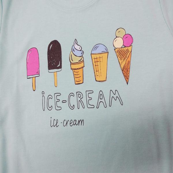 Short Sleeve Print Pattern Women's Cotton T-shirt for Custom Design and Sportswear