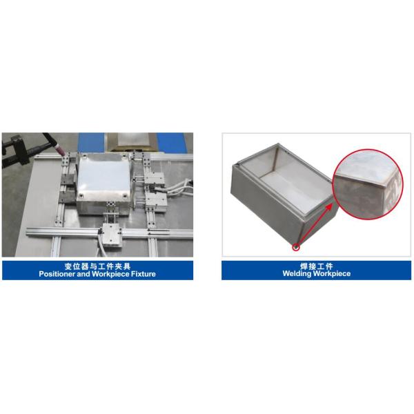 Stainless Steel Metal Box Corner Industrial Welding Robots / TIG Welding Machine