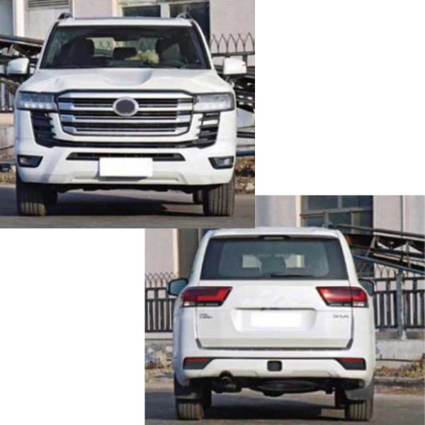 2021-- For Toyota Land Cruiser LC300 Rear Bumper Steps with LC300 Tail Door Pedal