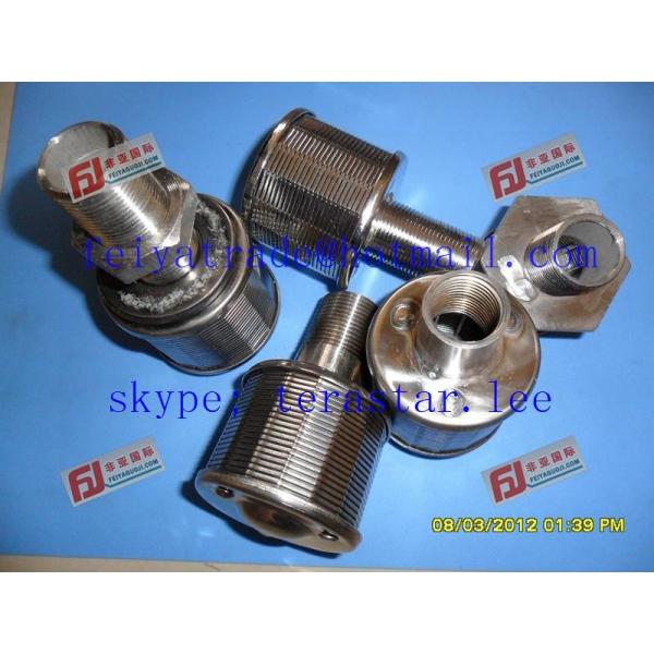 DN45-108 stainless steel wedge wire filter nozzle / johnson screen nozzle /  water & gas strainer nozzle for power plant