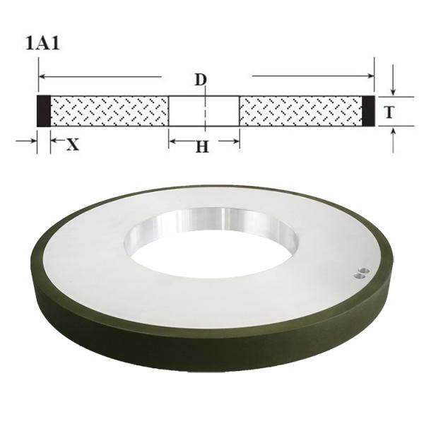 Абразивный диск скрепления диаманта смолы карбида вольфрама 1A1 для буровых наконечников PDC покрывая Harfacing