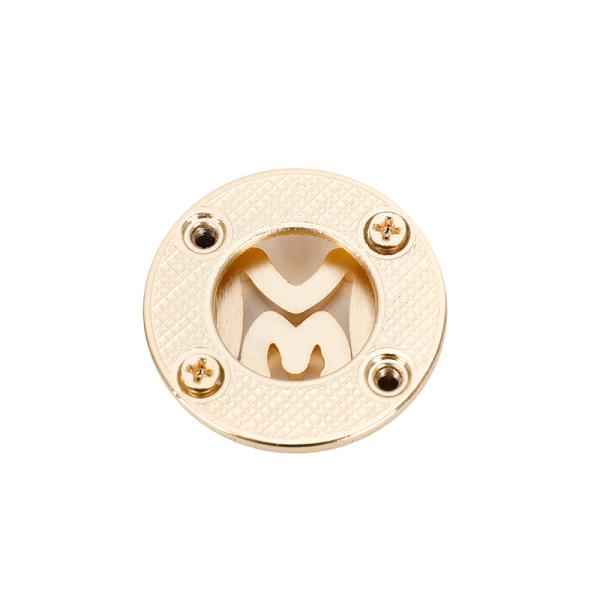 Exquisite Round M Letter Decoration Handbag Lock Handbags Handbags Wallet Accessories