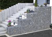 0.6mm Wire Diameter Pvc Coated Gabion Baskets With Heavy Duty Gabion Panel