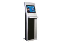 le kiosque à l'épreuve du vandalisme d'écran tactile de position du plancher 1024x768 A VU le contact avec le clavier en métal