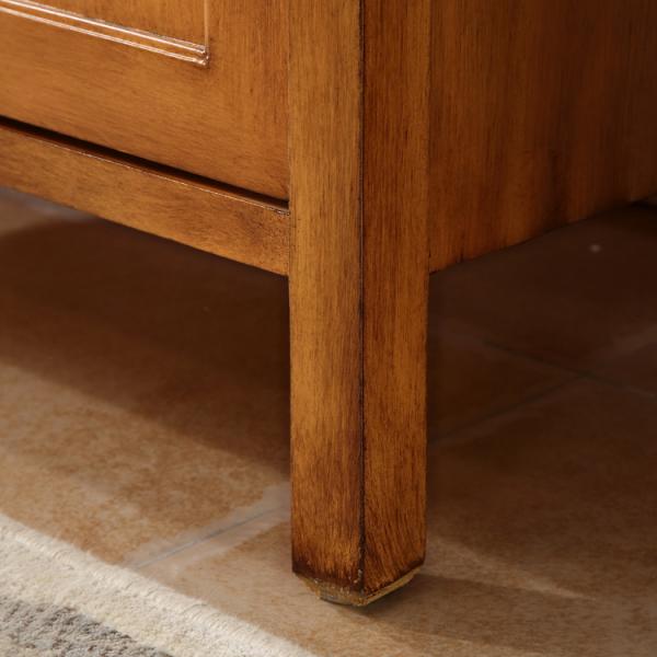 6 Drawer Vertical NC Painting Solid Wood Storage Cabinet Family Room Furniture