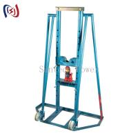 support électrique de traction hydraulique de rouleau de tambour de câble 10T avec des roues