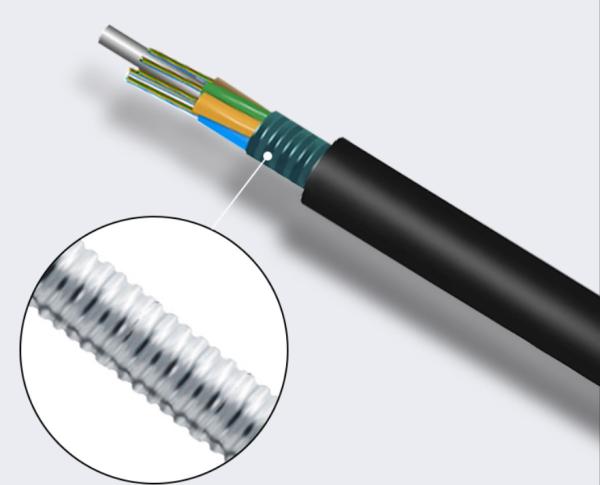 Communication 12Core Outdoor Single Mode Fiber Optic Cable GYTS G652D