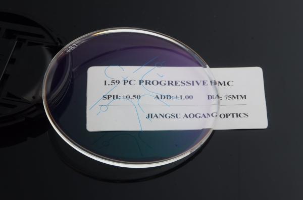 Far / Near Vision 1.59 Polycarbonate Progressive Lenses Reliable Imported Raw Material