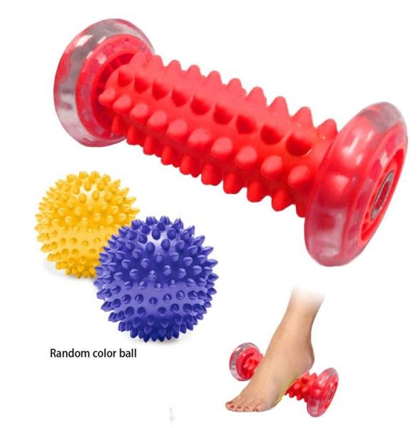 Non Toxic Shiatsu Foot Massager Roller Customized Logo For Treatment Plantar Fasciitis