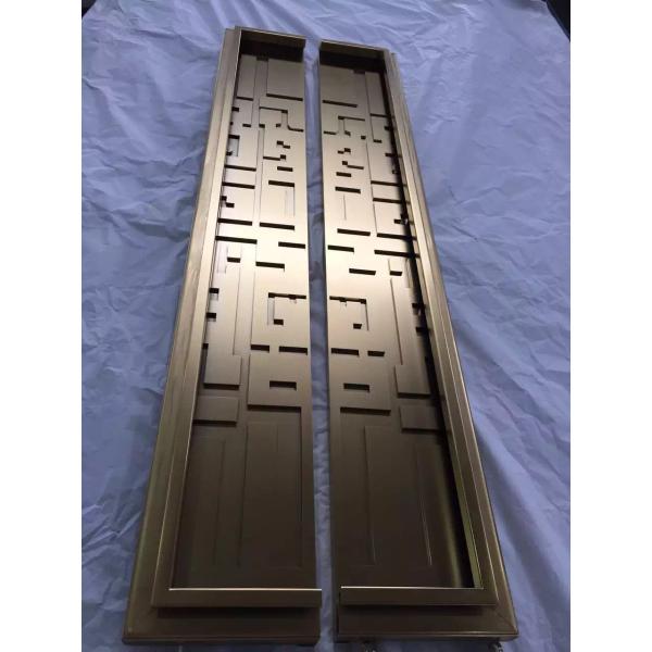 High quality 304 316 stainless steel color metal fabrication manufacturer in Foshan China