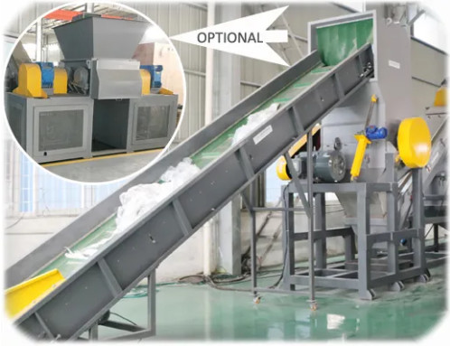 Ненужный пластиковый фильм/сумки PP PE повторно используя машину 380V 14mm