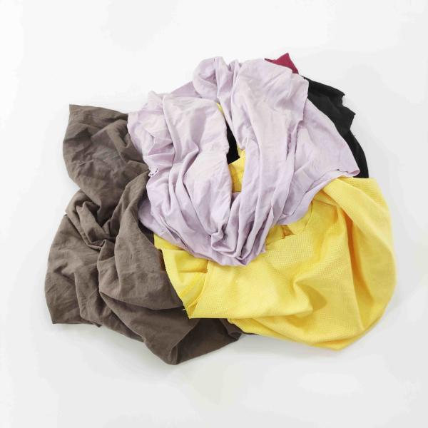 Рубашки цвета поло прямой связи с розничной торговлей фабрики отрезали ветоши для промышленной чистки