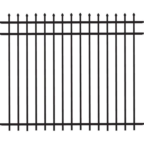 PVC Coated Modern Wrought Iron Fence 2000-3000mm Garden Decoration Residential