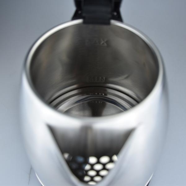 Sliver Stainless Steel Shut Off Cordless Electric Kettle CE CB Certification