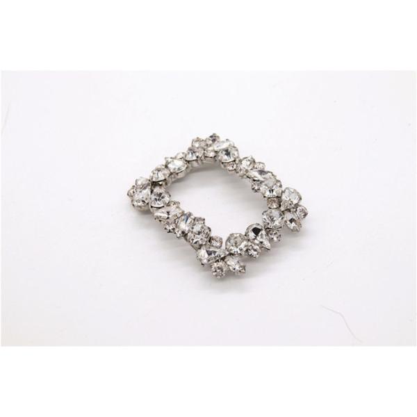 Kml 100mm*100mm Rhinestone Bow Shoe Clips With Hanging Plating