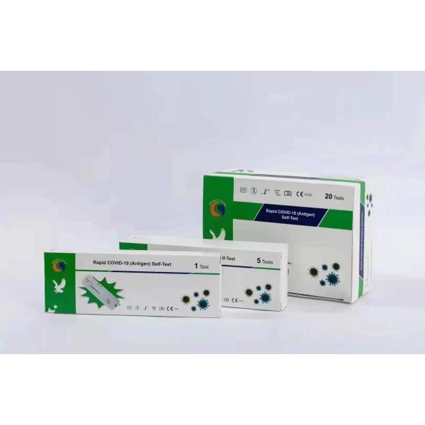 CE, ISO13485 Coronavirus Antigen Rapid Test Cassette (Swab) For Self-Testing