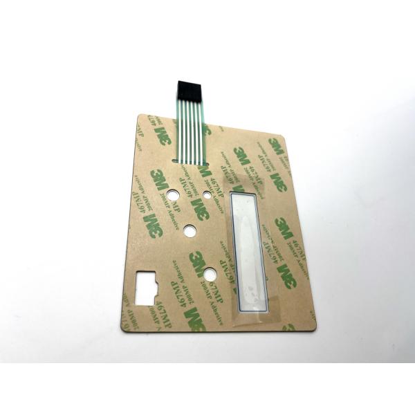 Задние окрашенные ЖК-окна полиэстерные тактильные металлические купольные переключатели с клейким слоем