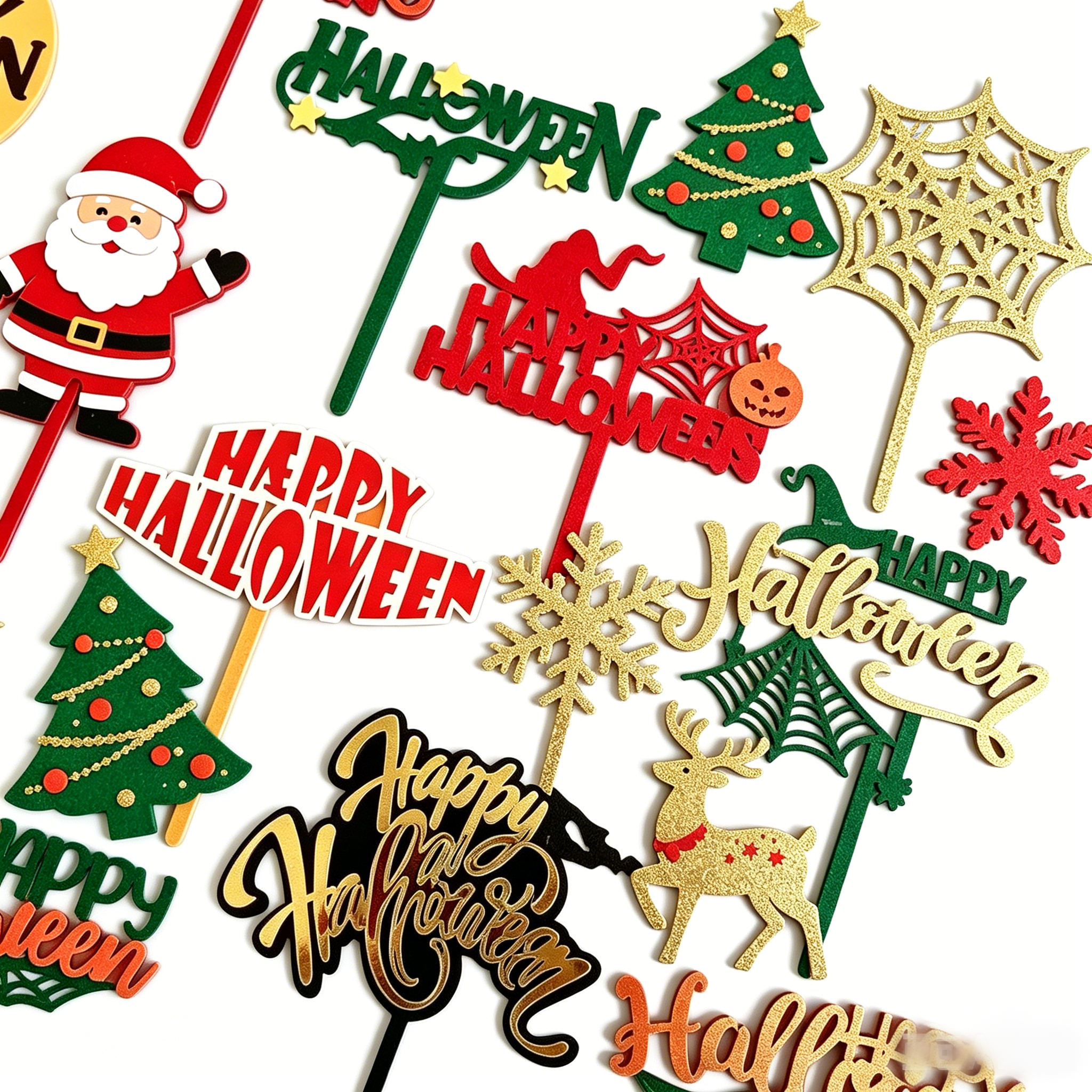 Merry Christmas Acrylic Plastic Sheets Acrylic Cake Topper Customizable For Party