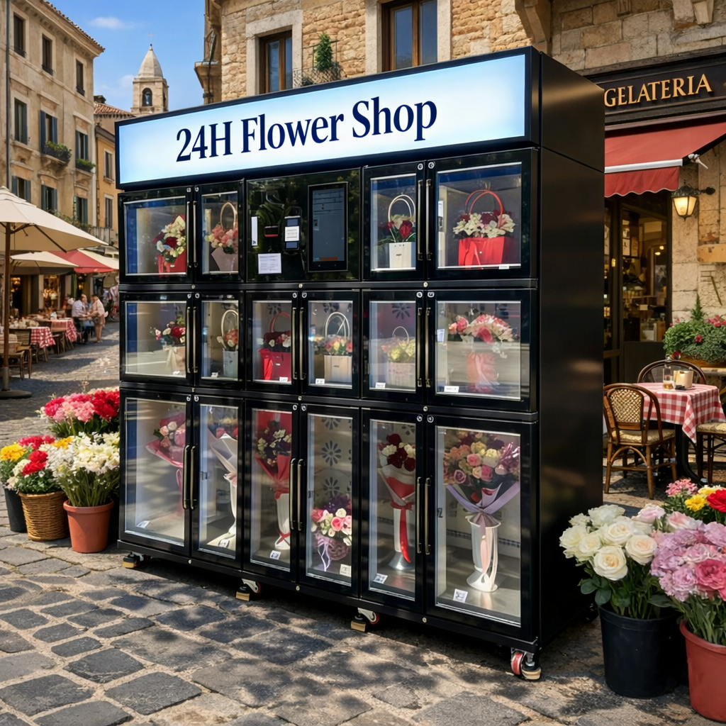 Flower Vending Machines for Sale | Low-Effort 24/7 Income for Your Business