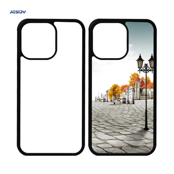 2D Sublimation Blank DIY TPU Customized Shockproof Phone Case for iphone Samsung