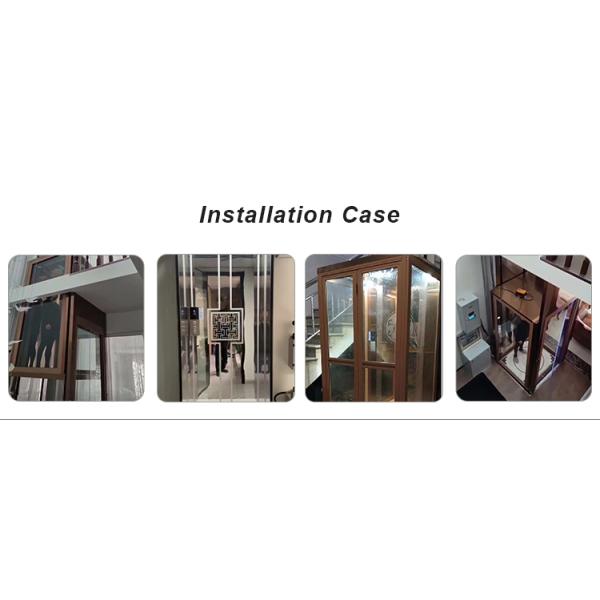 2-4 Floors Indoor &Outdoor Electric Residential Cheap Passenger Elevator Lift Small Dumbwaiter Home Lift for Sale