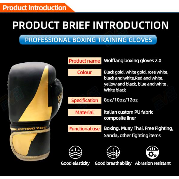 Custom Black Leather Boxing Gloves 10 Oz Competition Boxing Gloves